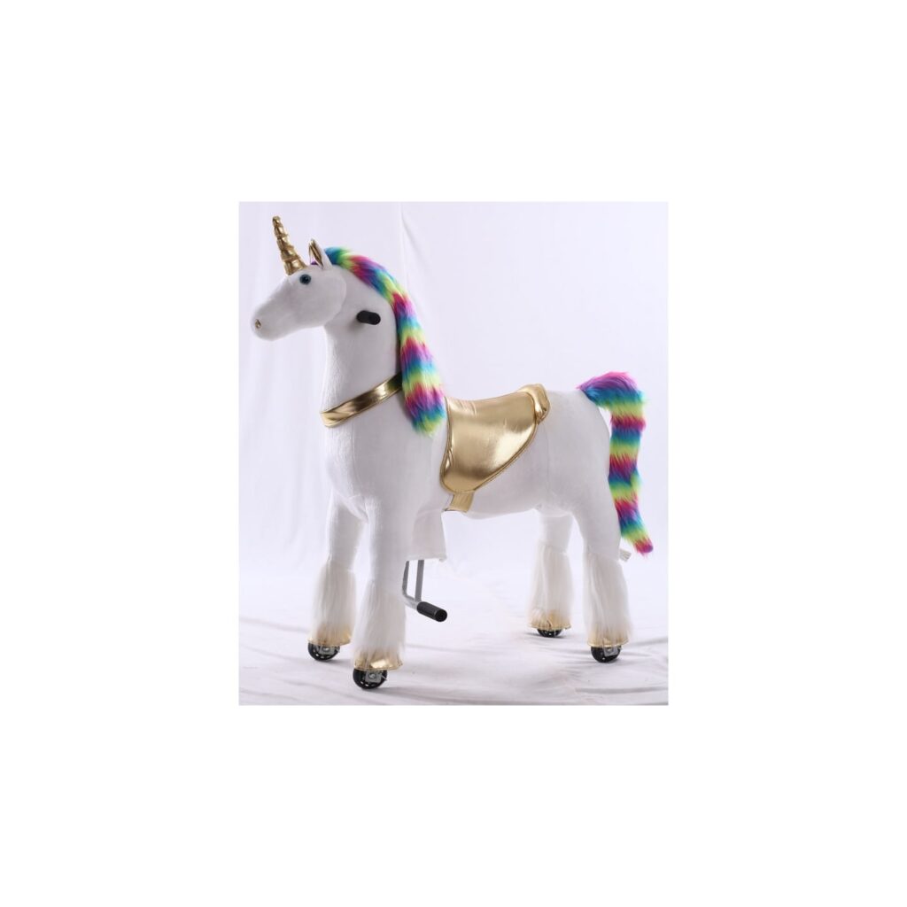 découvrez l'intérêt du cheval licorne comme jouet pour enfants : un compagnon féerique qui stimule l'imagination et le jeu créatif.