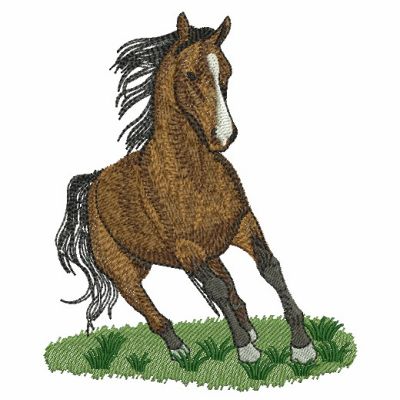 découvrez nos magnifiques broderies de chevaux, alliant art et passion équestre pour embellir vos textiles avec élégance.